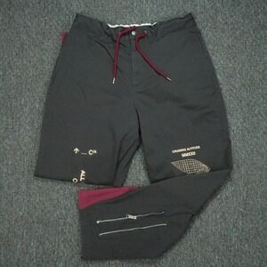 Nike Pants Mens XXL Black Air Jordan Flight Heritage Woven Pants Off Noir